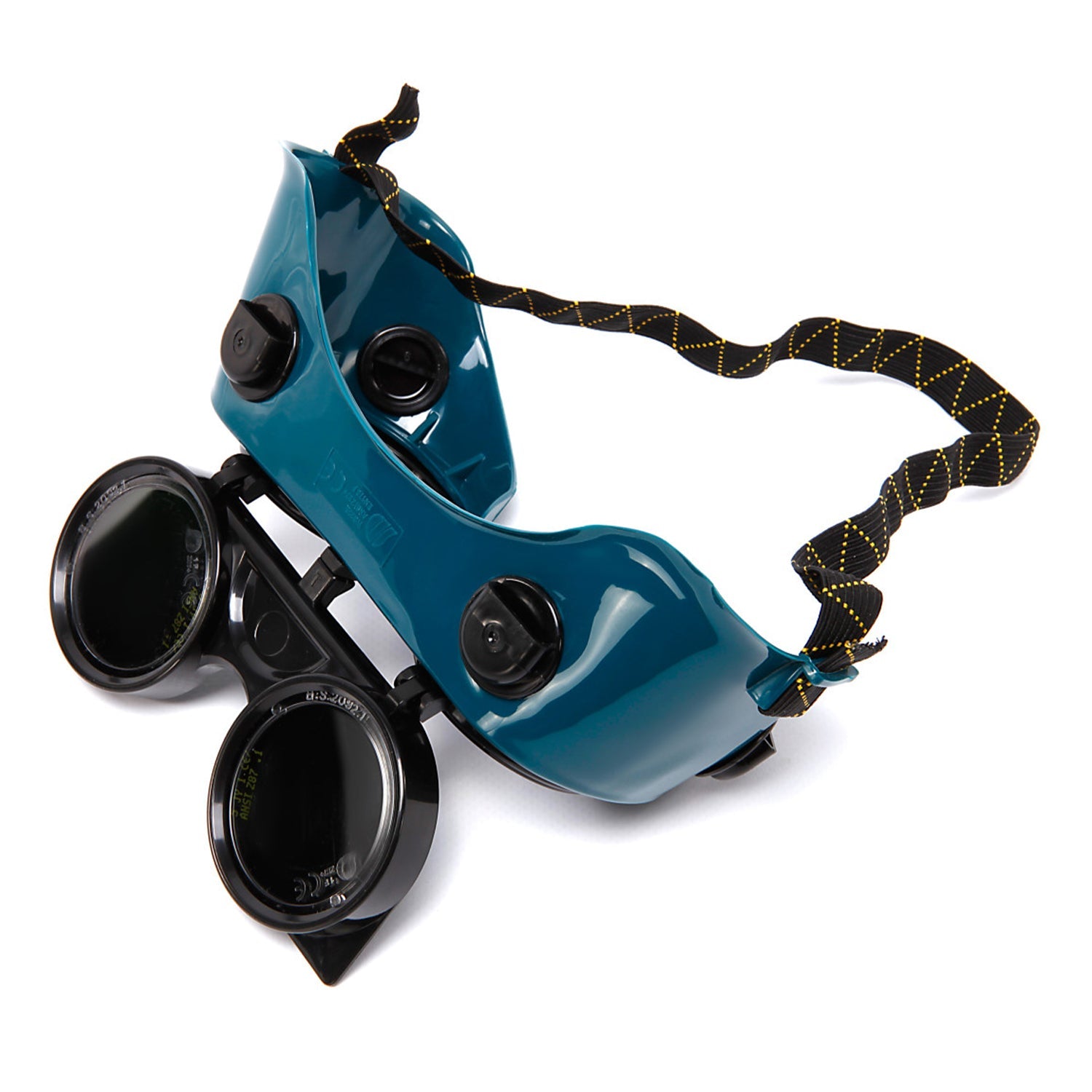 Zváracie ochranné okuliare HBM Deluxe 50 mm čierne