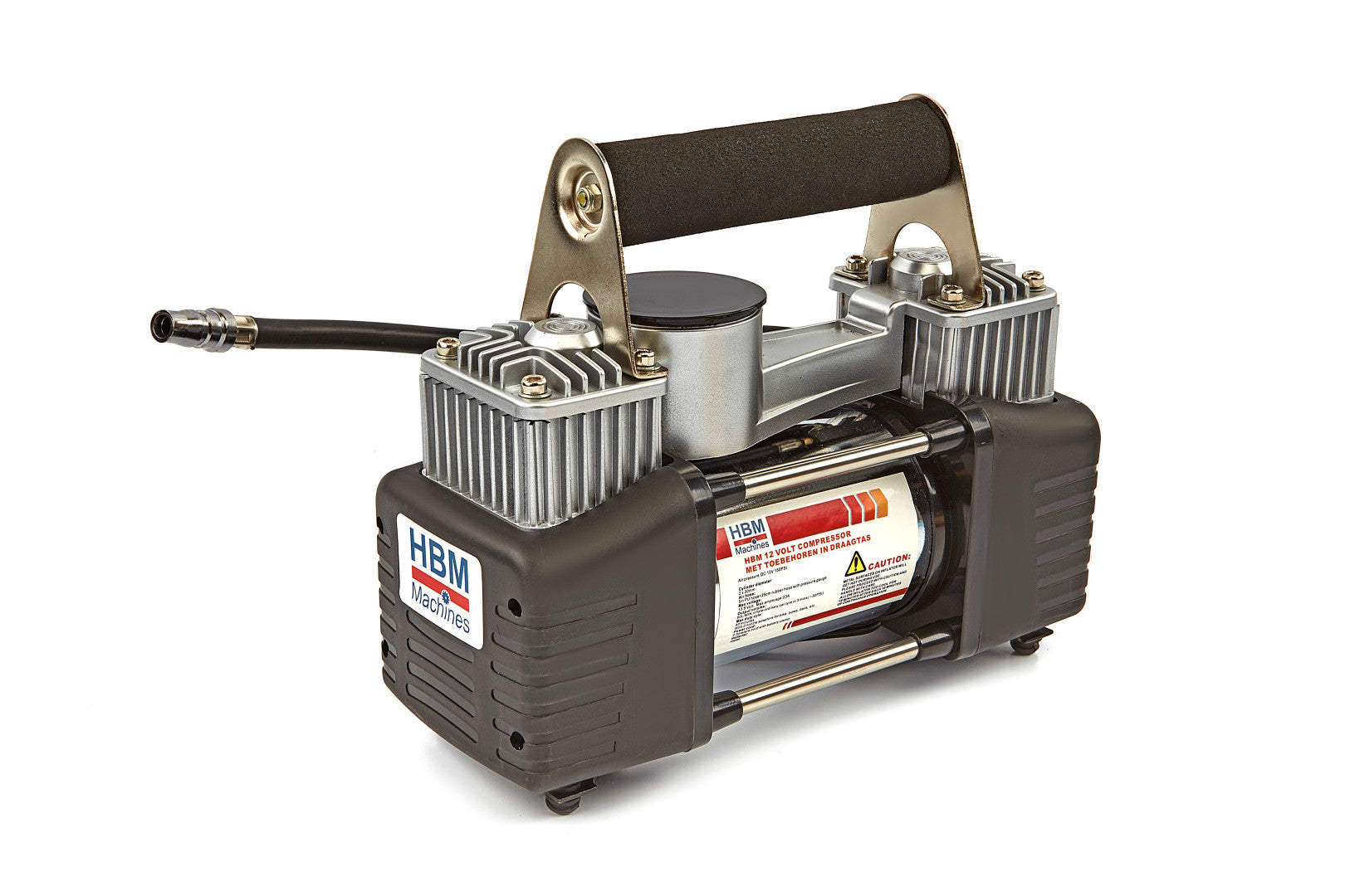 Kompresor na hustenie pneumatík, dvojvalcový 12V + príslušenstvo