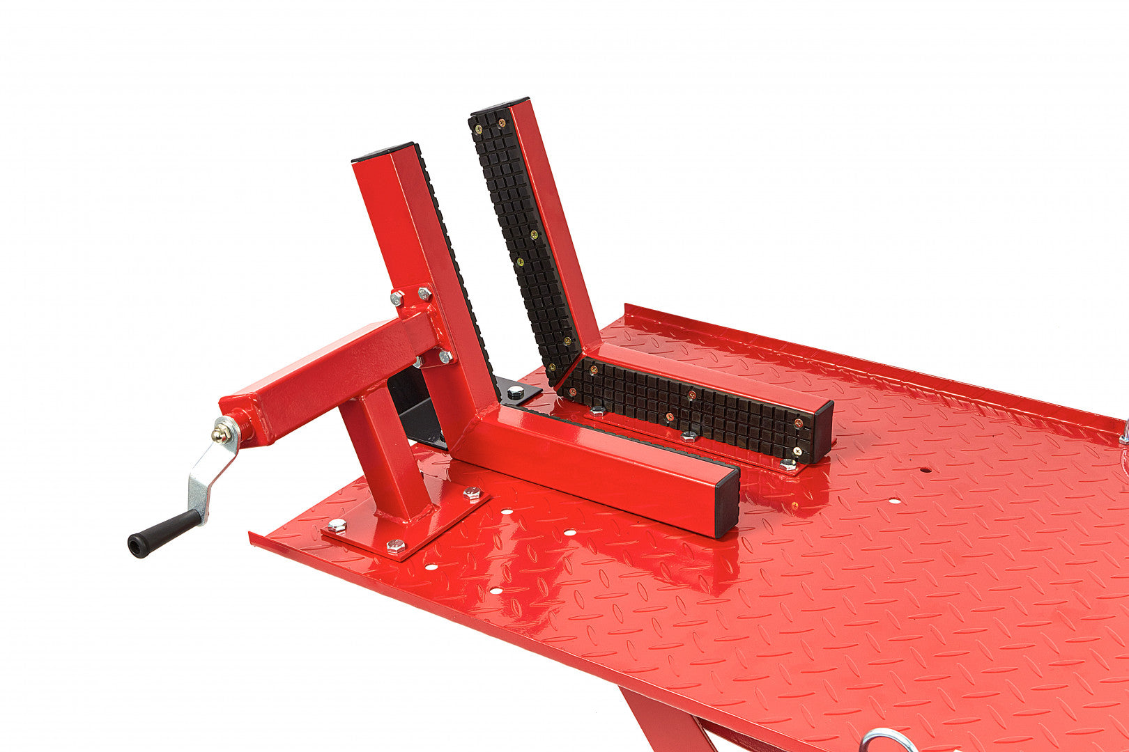 Hydraulicko-pneumatický zdvihák - zdvíhacia plošina pre motocykle s uchytením kolesa 450kg