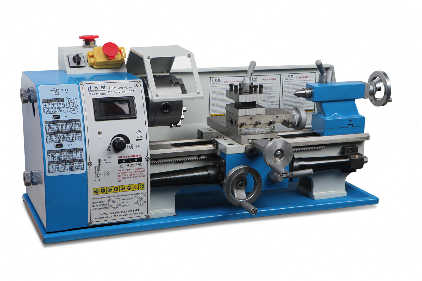 Variabilný kovový sústruh 180