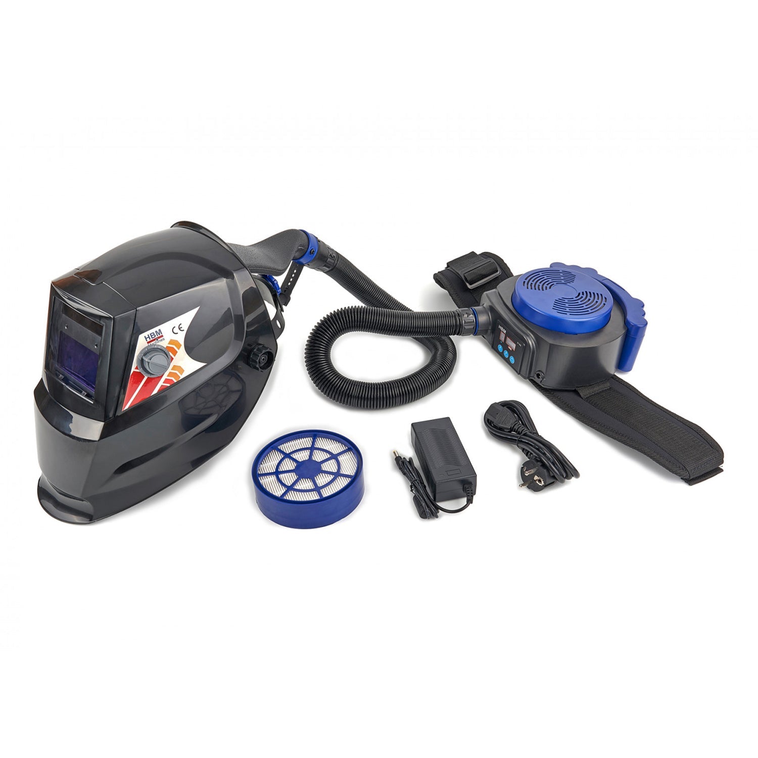 Automatická samostmievacia zváracia kukla - zváračská maska s filtráciou vzduchu