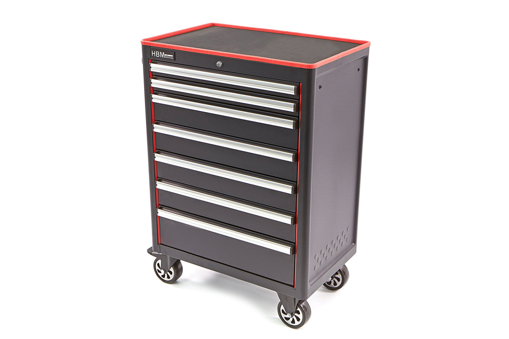 Profesionálna skrinka - vozík na náradie, 7 zásuviek HBM