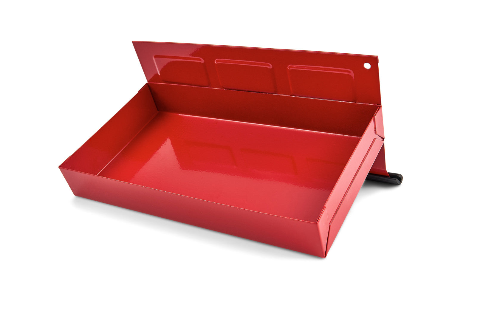 Sada 4 magnetických políc na skrinku na náradie, červená