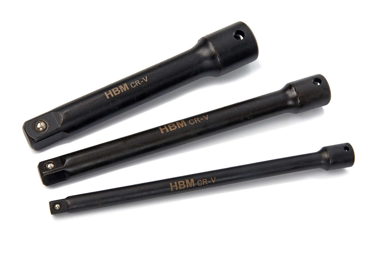 Sada silových predlžovacích nadstavcov 9ks 1/4'' 3/8'' 1/2''