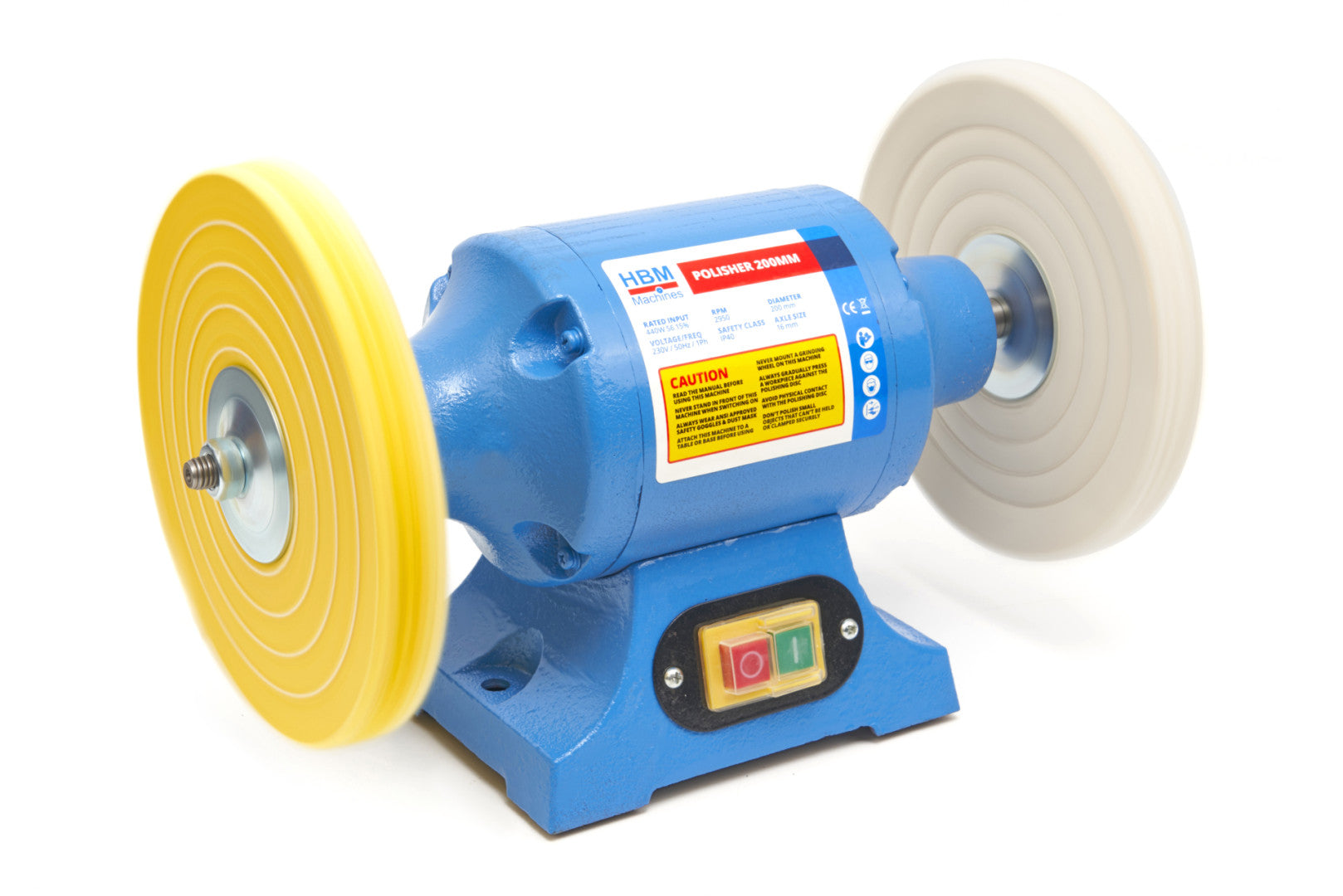 Hobby leštička - stolový leštiaci stroj 200mm HBM