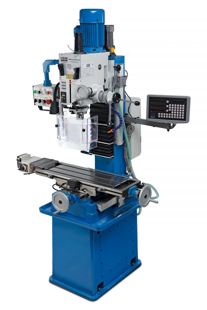 Profesionálny frézovací a vŕtací stroj 45 DRO - 400V