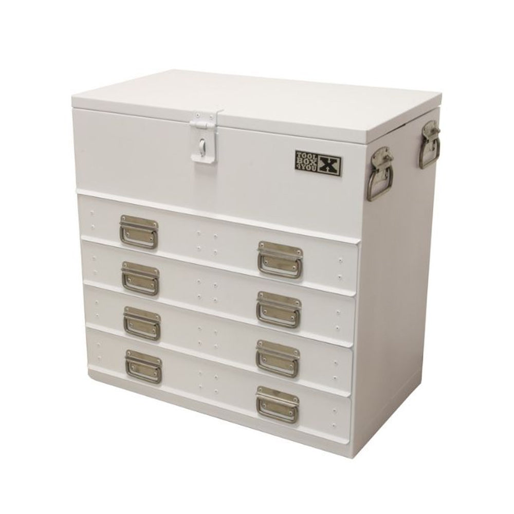 Oceľová skrinka na náradie so 4 zásuvkami pre nákladné vozidlá