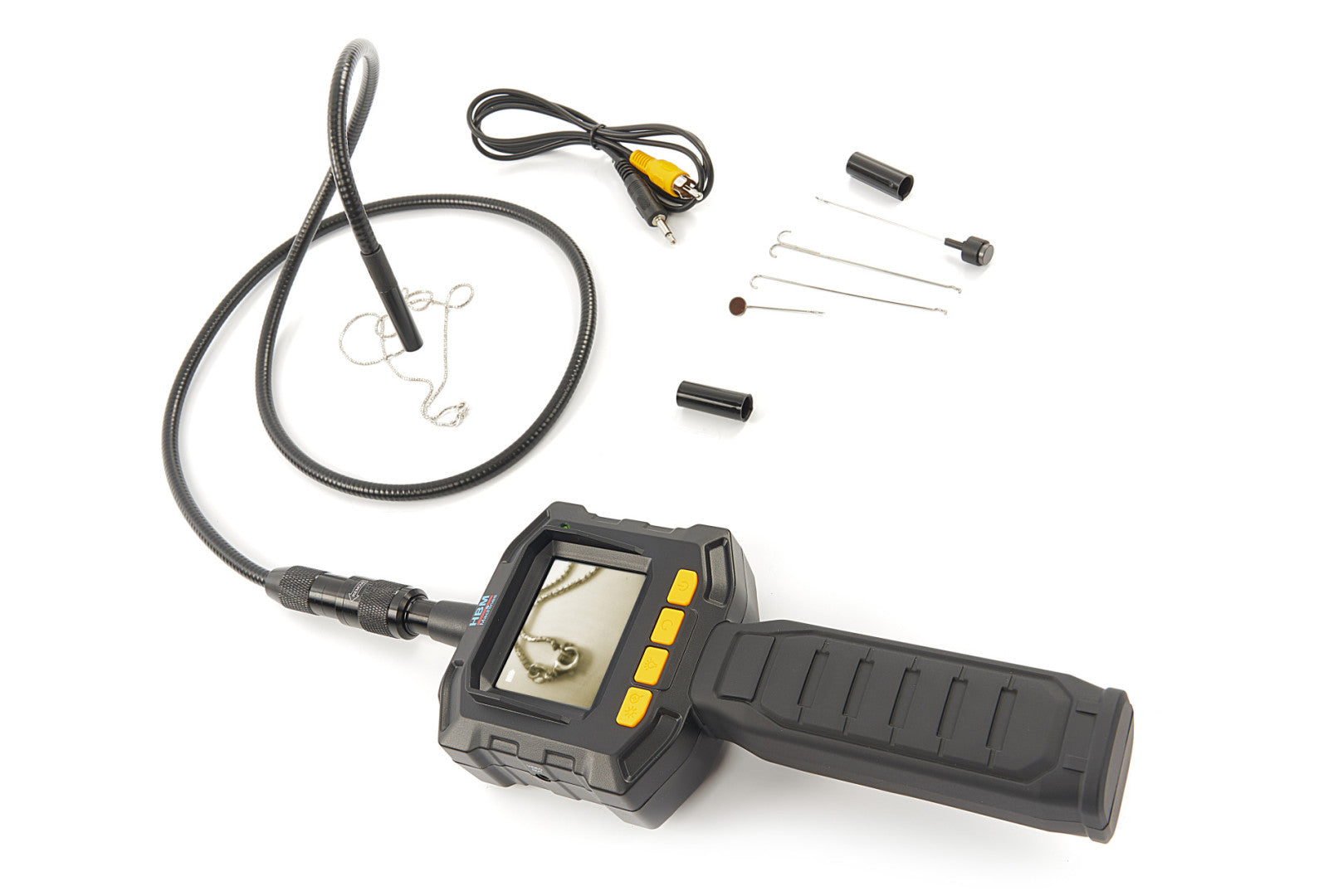 Inšpekčná endoskopická kamera, farebný 2,3'' LCD TFT displej HBM Machines Holandsko