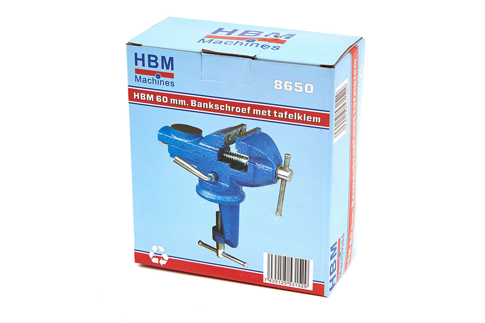 Otočný stolový zverák 60mm