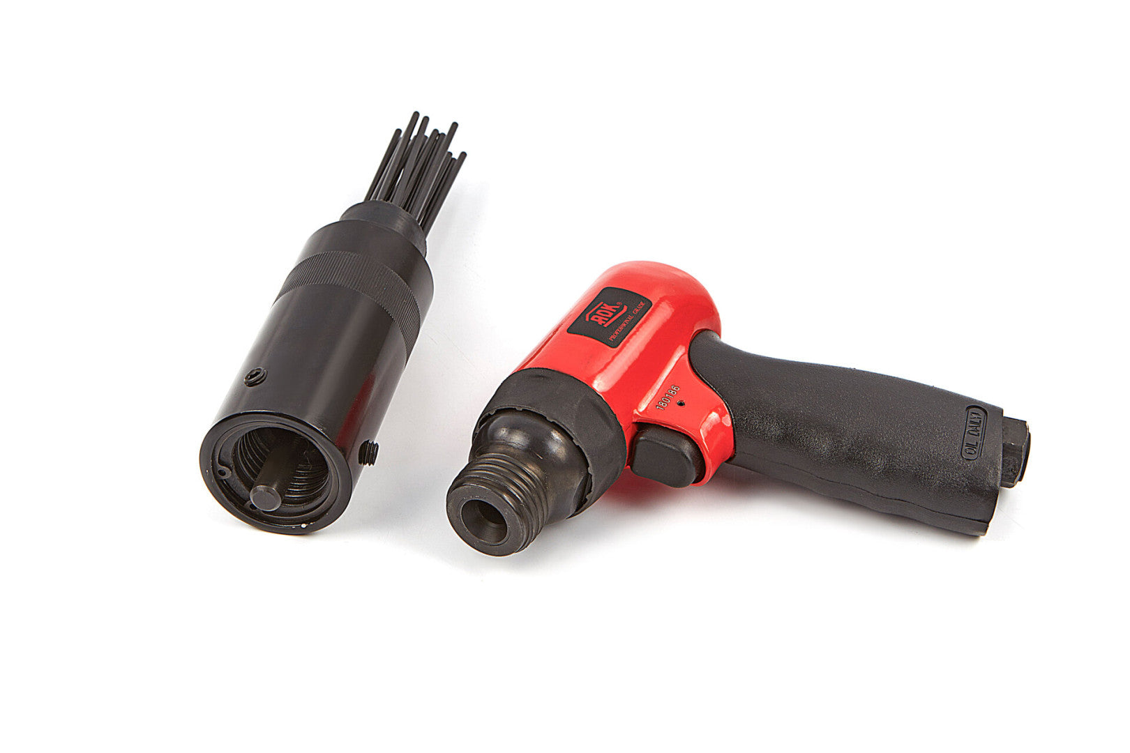 Pneumatický ihlový odhrdzovač - oklepávač, 19 ihiel, AOK