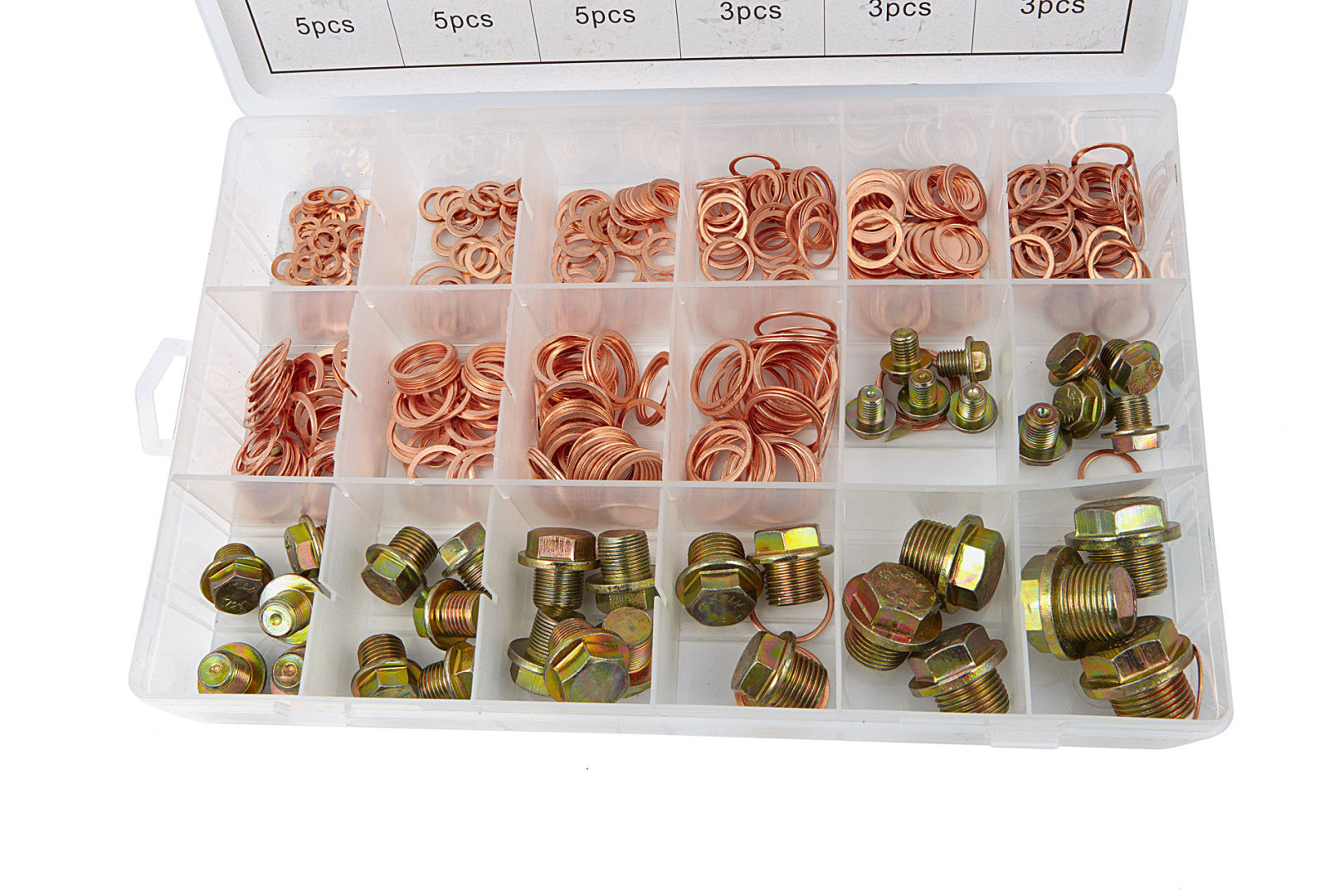 Sada skrutiek a zátok olejovej vane 534 kusov