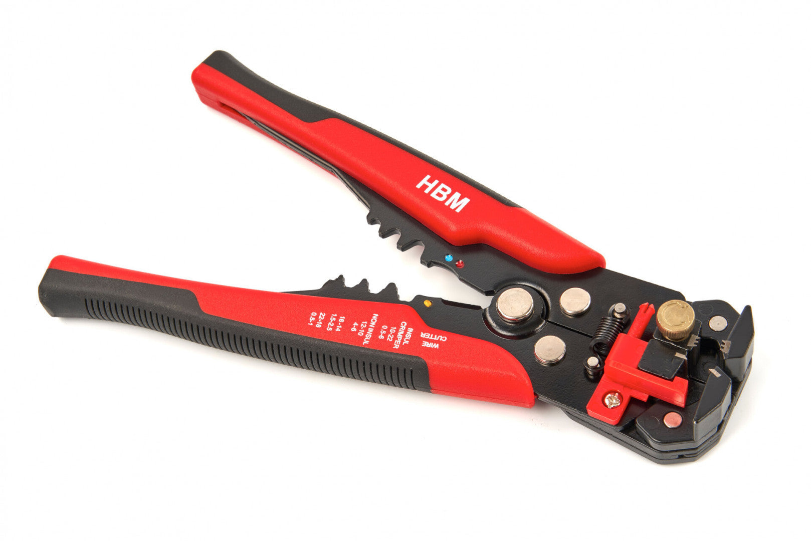 Sada automatických klieští na lisovanie, odizolovanie a strihanie elektrických káblov 4 v 1, 199 kusov