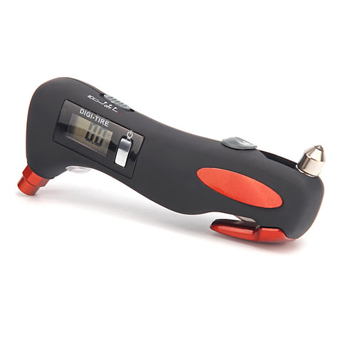 Digitálny tlakomer - manometer na meranie tlaku v pneumatikách 4v1 HBM Machines Holandsko