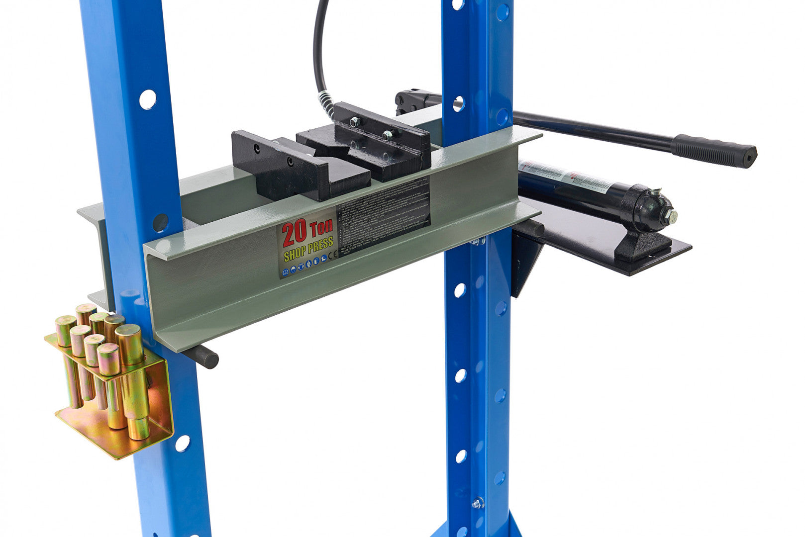 Stojanový hydraulický lis 20t s adaptérmi