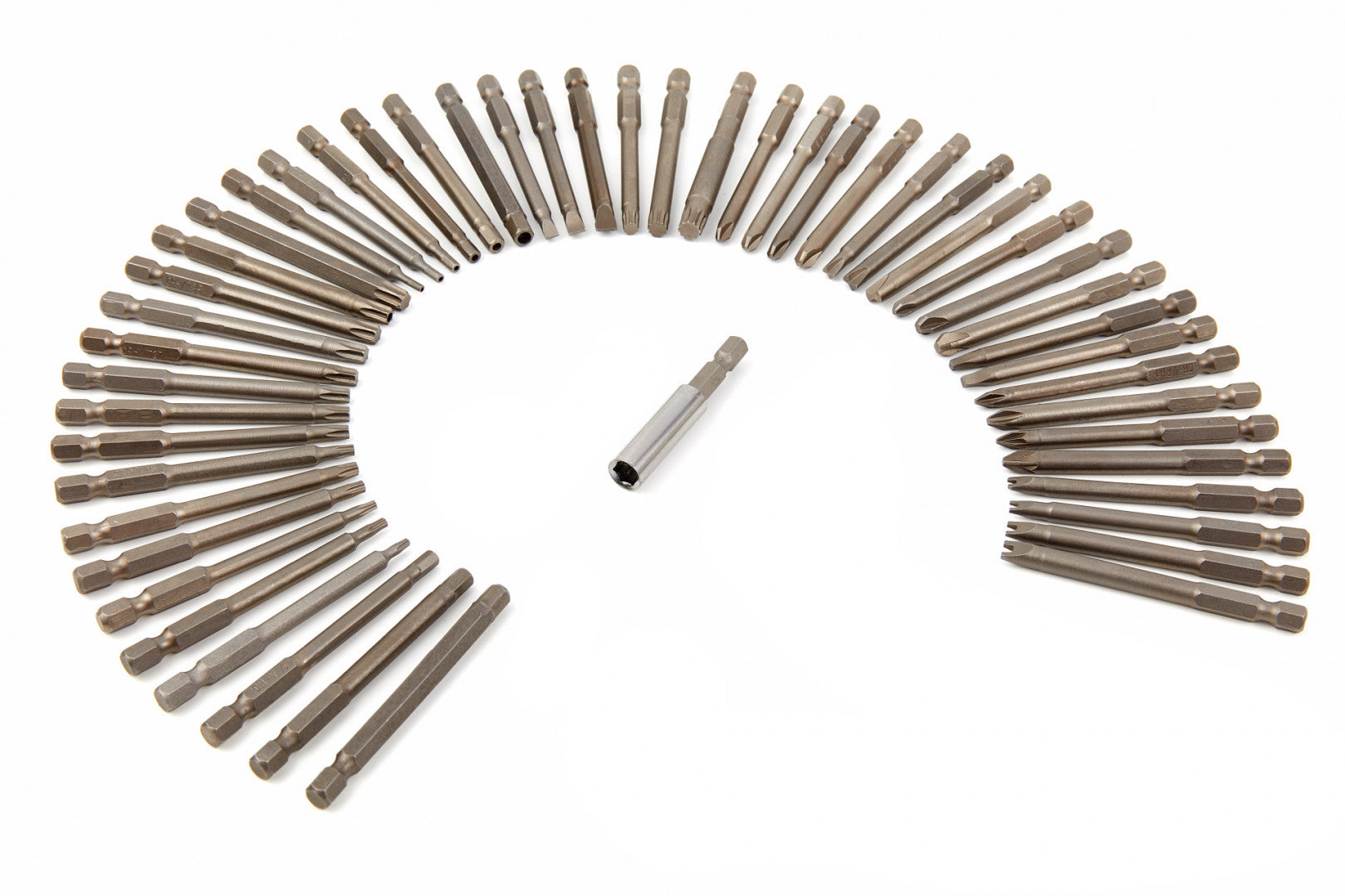 Sada 50 dlhých bitov na vŕtačku hbm machines holandsko