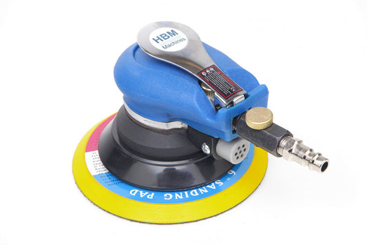 Pneumatická excentrická orbitálna brúska 150mm HBM model 1
