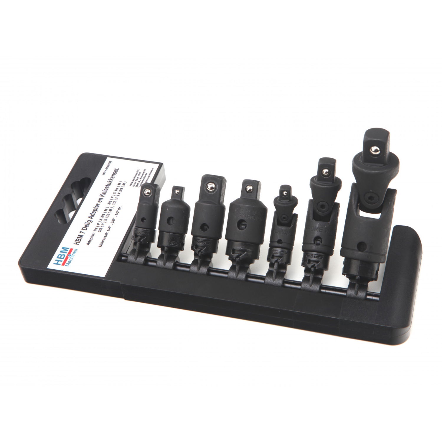 Sada rázových adaptérov 7ks HBM Machines Holandsko