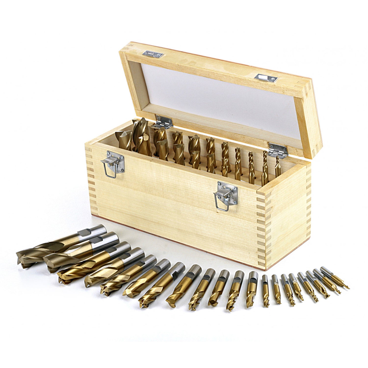 Sada 20 fréz HSS - TiN, 3 - 20mm, HBM model 1