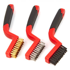 Súprava 3 drôtených kief na čistenie a odstraňovanie hrdze, dĺžka 170mm