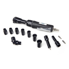 Sada pneumatickej račne s nástrčnými hlavicami 1/2'', 17ks, 9 - 19mm, HBM Machines