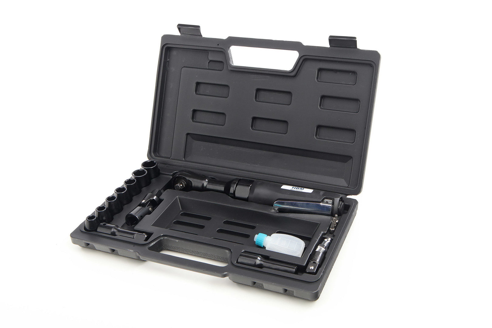 Sada pneumatickej račne s nástrčnými hlavicami 1/2 17 kusov 9-19 mm hbm machines