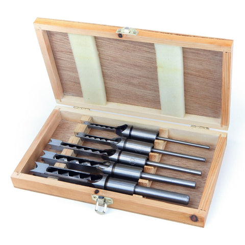 Sada 5ks štvorcových vrtákov do dreva HBM Machines Holandsko