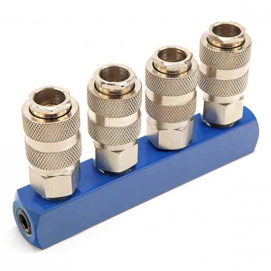 Rozbočovač vzduchu, 4 výstupy, 1/4''