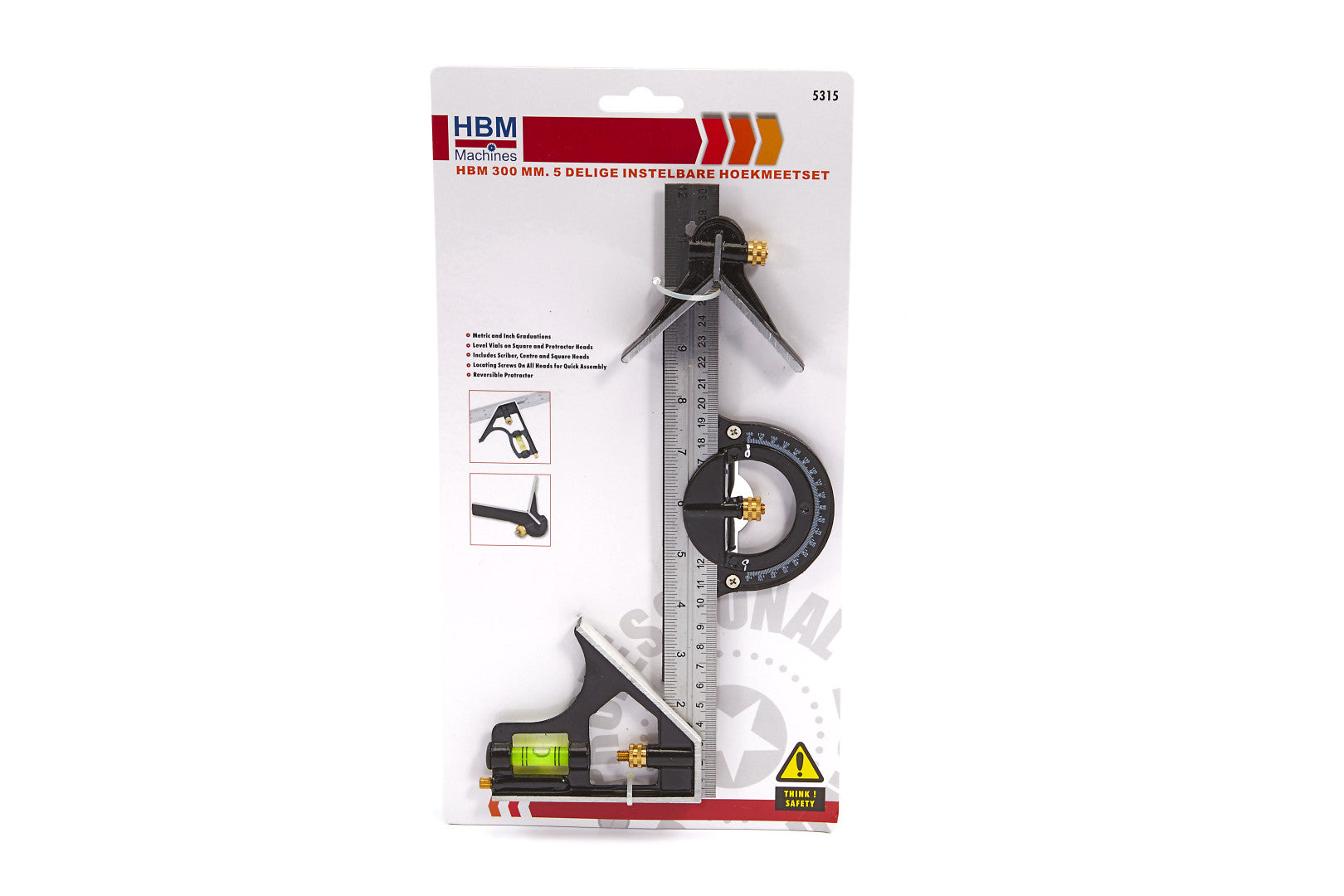 Sada nastaviteľného uhlomera 300 mm