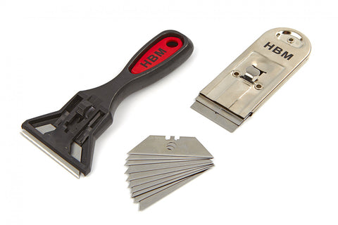 Škrabka s vymeniteľnými čepeľami 12 kusov