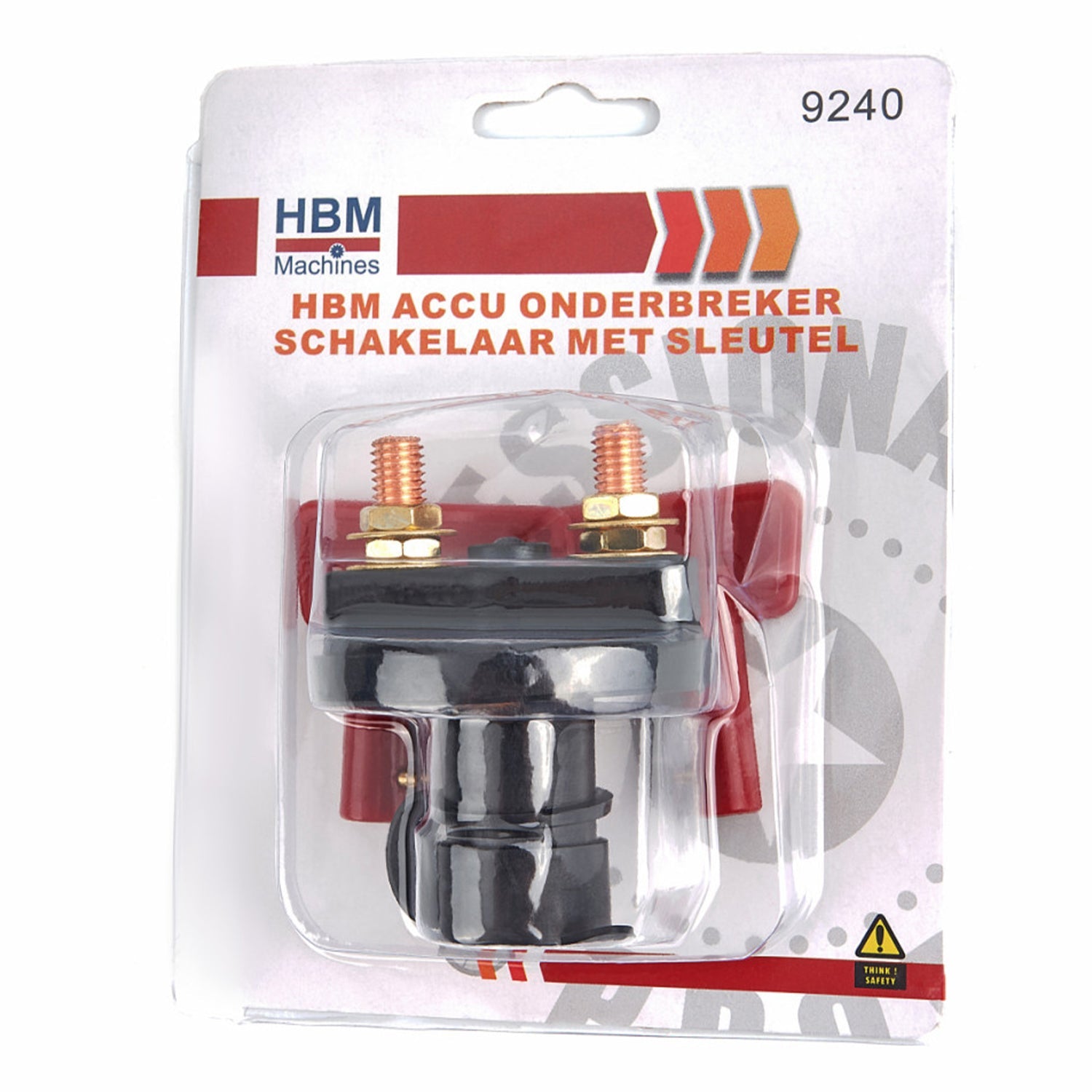 Dvojpólový vypínač batérie s kľúčom