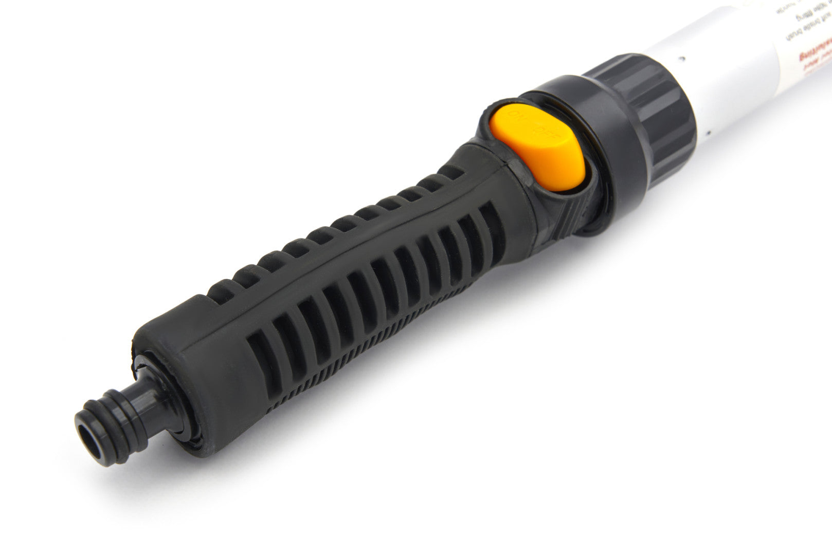 Teleskopická umývacia kefa s 3 m hadicovou prípojkou hbm