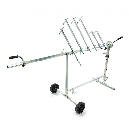 Univerzálny otočný lakovací stojan so 6 ramenami HBM Machines Holandsko