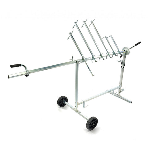 Univerzálny otočný lakovací stojan so 6 ramenami HBM Machines Holandsko