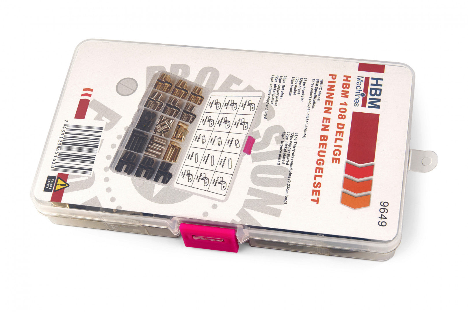 Súprava policových podperiek 108ks