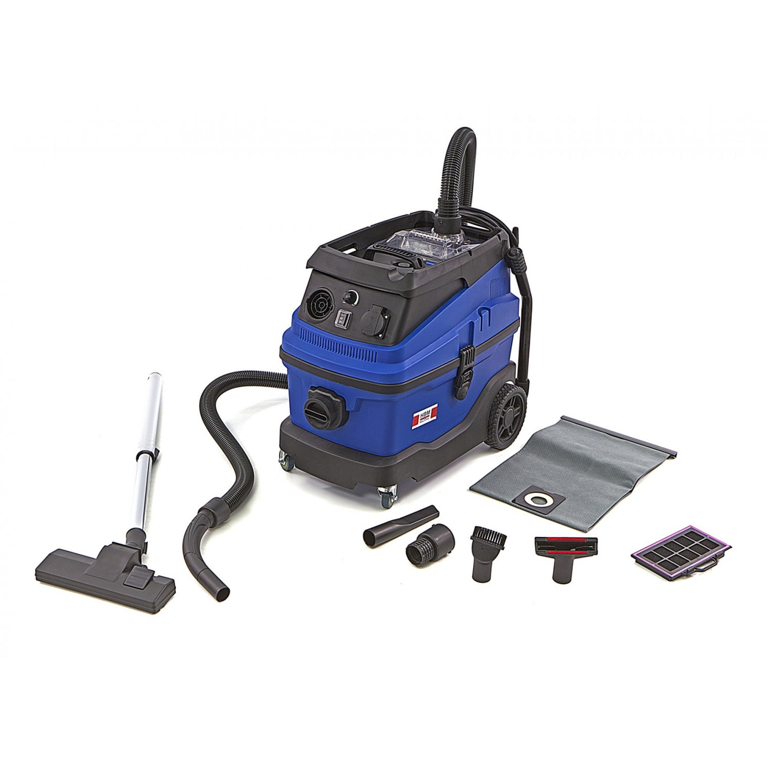 Profesionálny vysávač na suhé a mokré vysávanie, 3 v 1 HBM