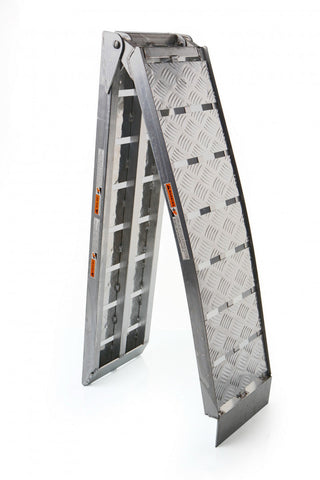 Skladacia hliníková nájazdová rampa, prenosná 680kg 225cm HBM Holandsko
