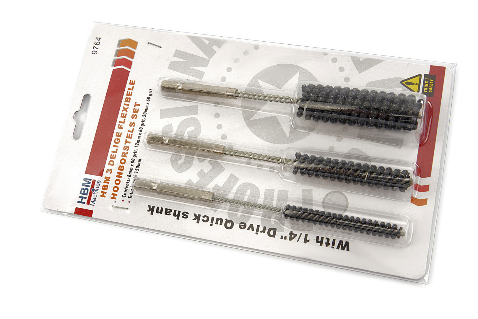 Súprava flexibilných kief pre vŕtačku 3 kusy