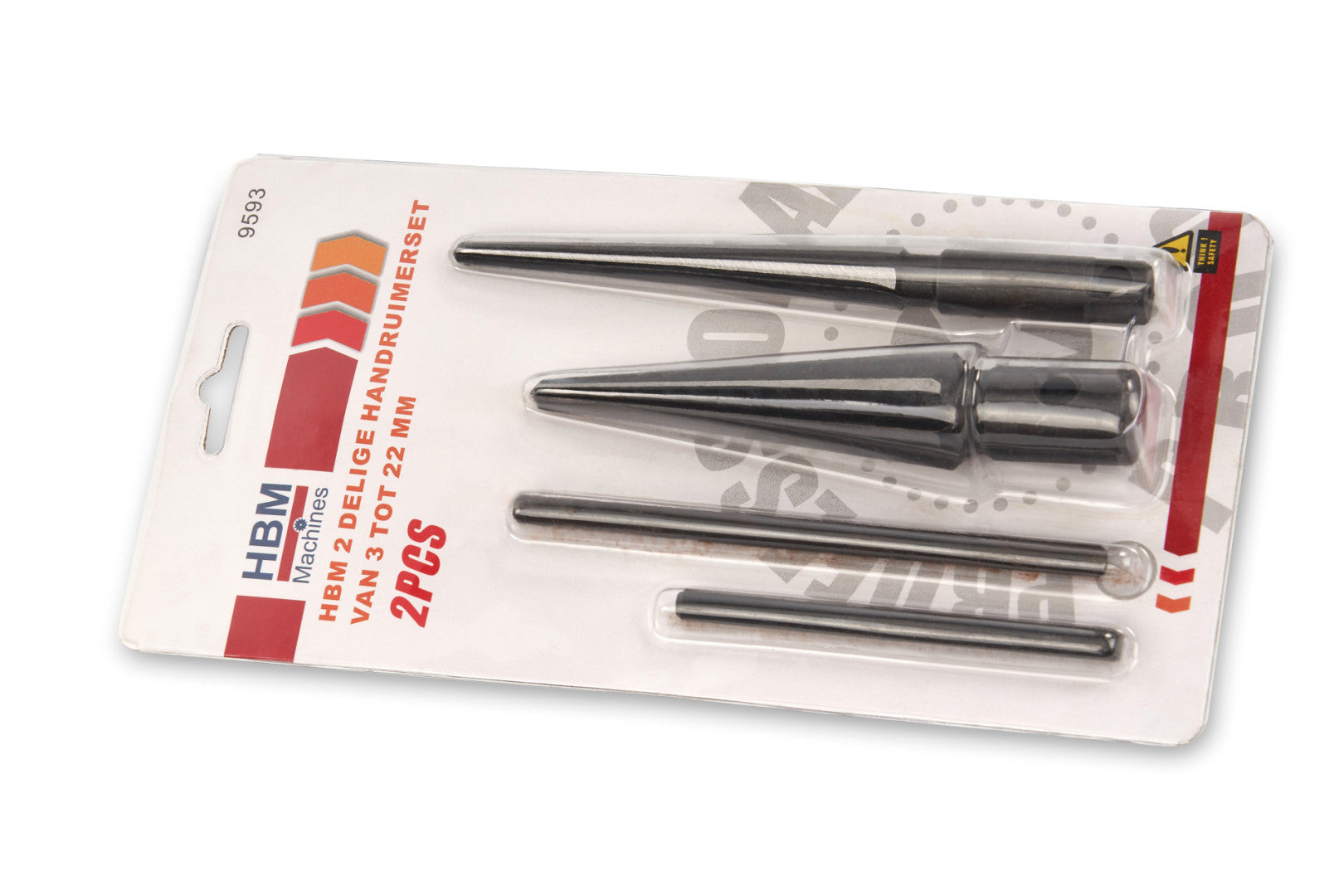 Sada kužeľových výhrubníkov 3–22 mm 2 kusy