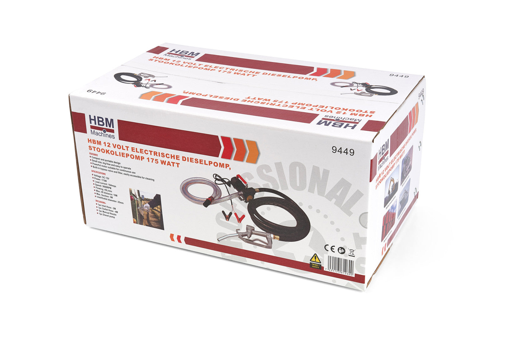 Elektrické čerpadlo na naftu a iné kvapaliny 12V 175W