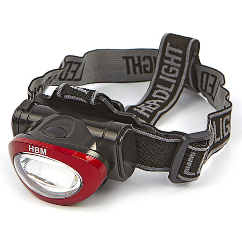 Čelovka s LED svetlom 3W, 120lm HBM