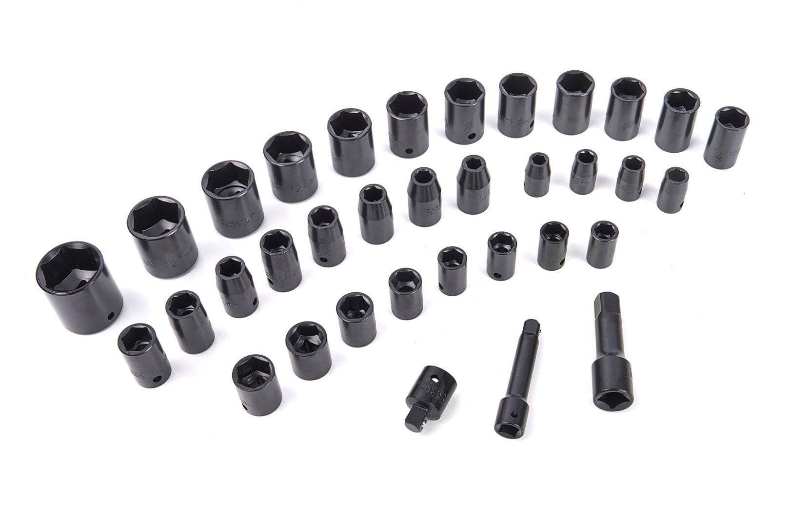 Sada rázových nástrčiek 1/2, 35 kusov
