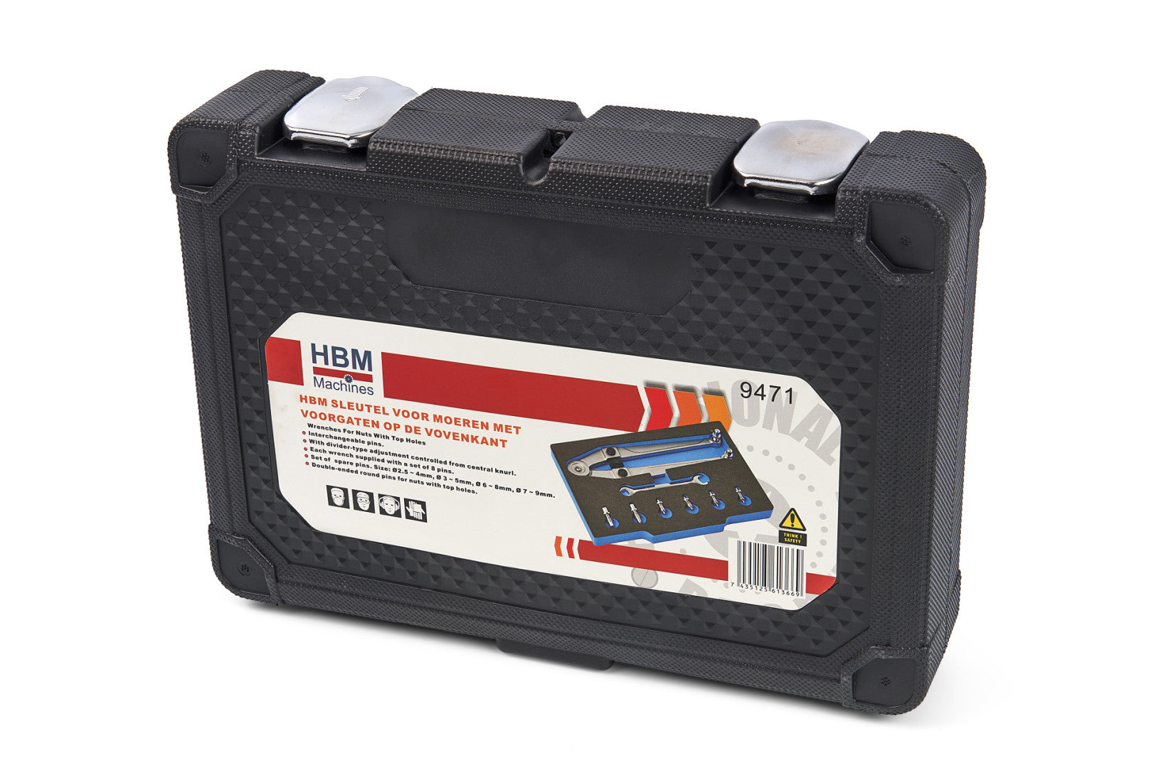 Nastaviteľný kľúč na matice s pinmi 12ks