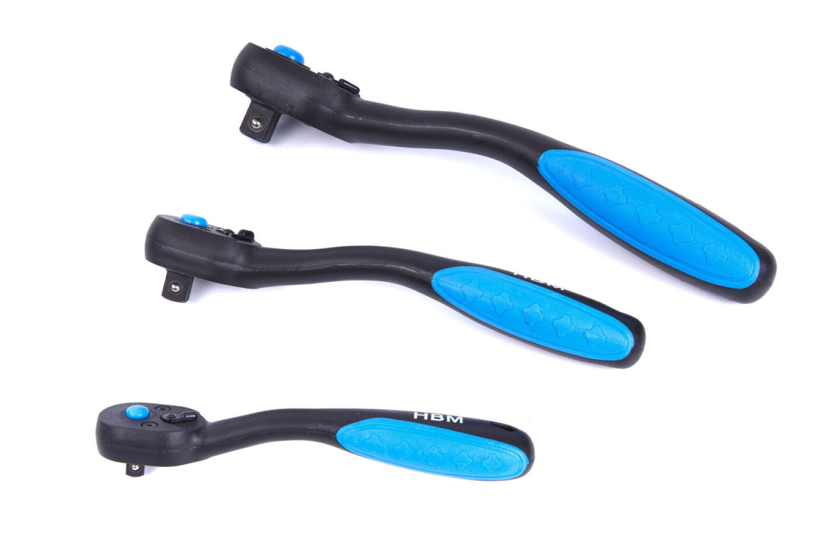 Sada 4ks vložiek s náradím do zásuvky - 154 dielov, modrá verzia