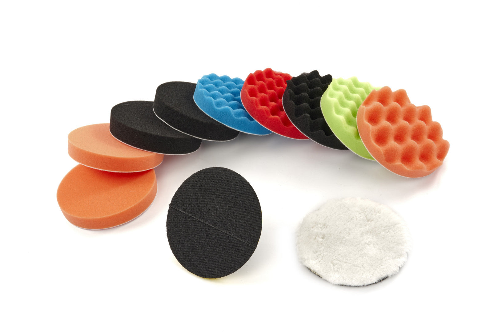 Sada náhradných špongií HBM pre leštičku 150 mm – 12 kusov