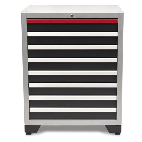 Dielenská skrinka s 8 zásuvkami - šuflíkmi