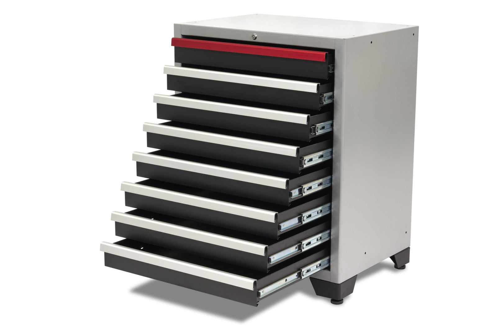 Dielenská skrinka s 8 zásuvkami - šuflíkmi