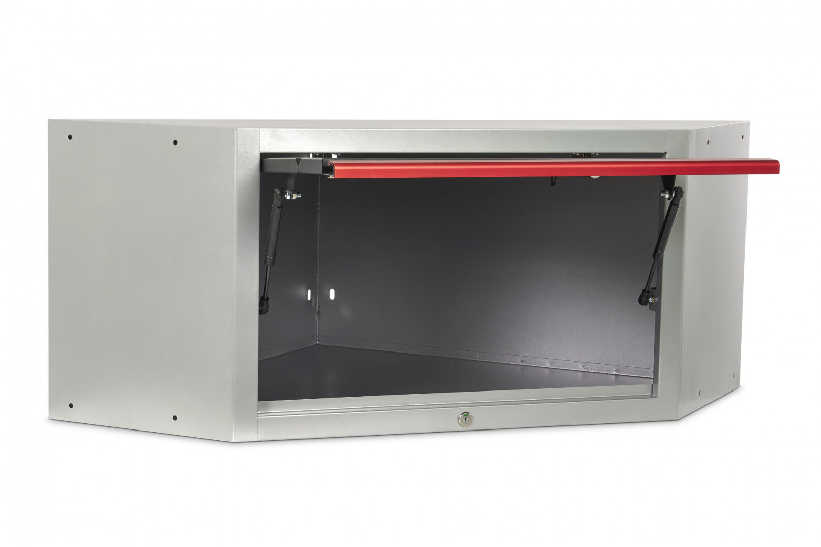 Závesný rohový korpus na stenu pre dielňu/servis