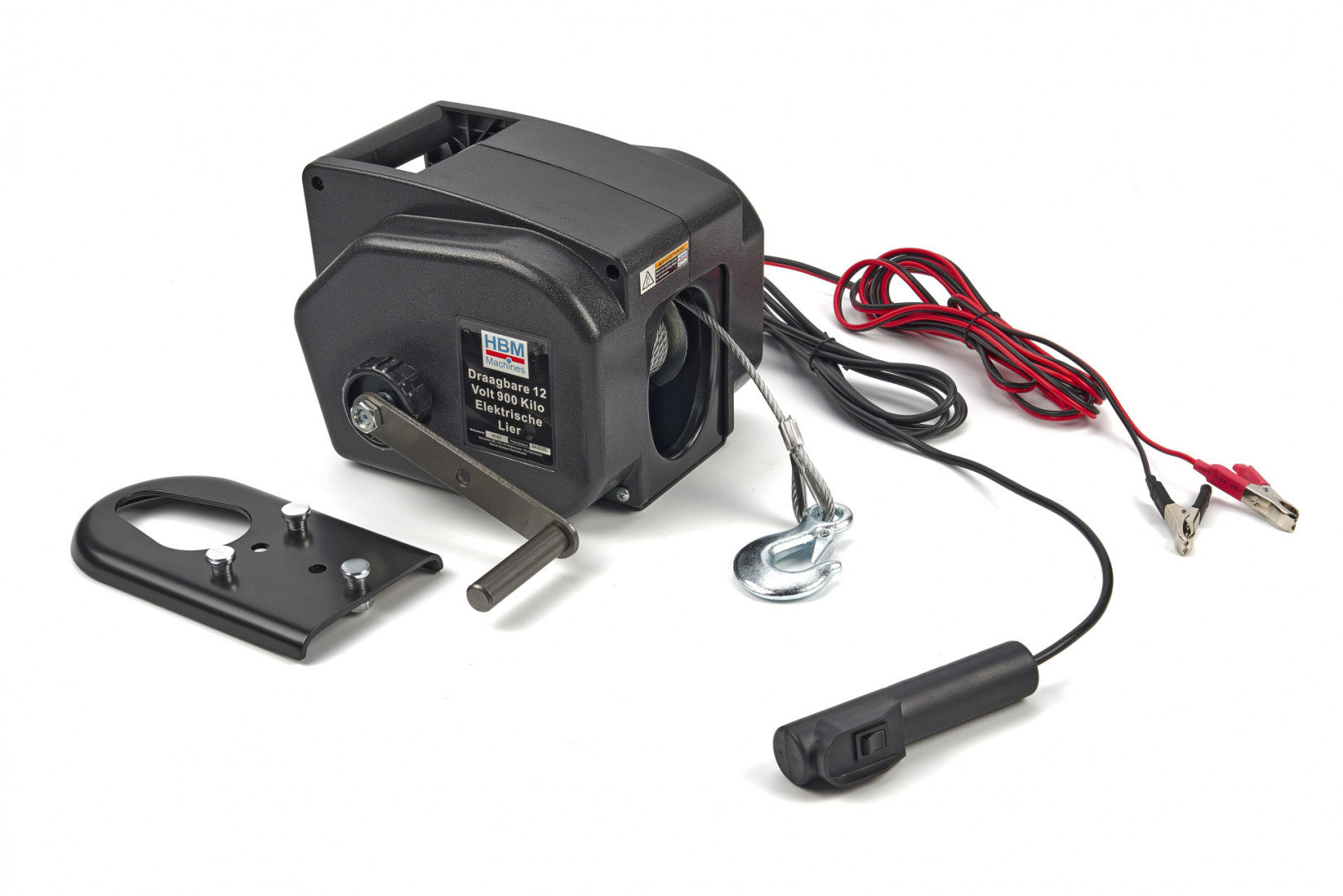 Elektrický lanový naviják 12V 900kg HBM