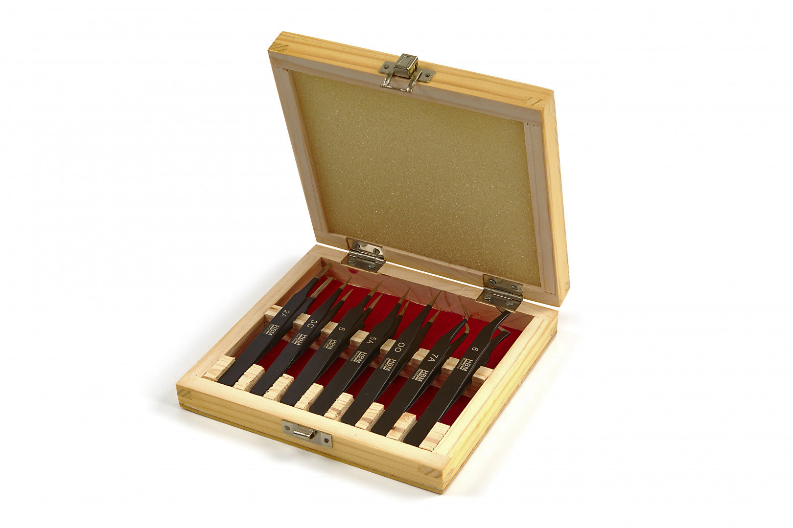 Súprava antimagnetických pinziet 7 kusov hbm