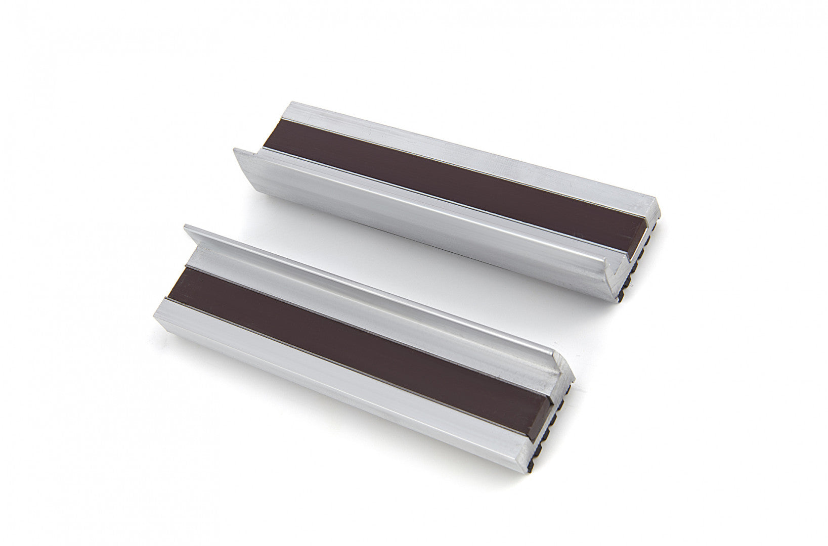 Sada hliníkových čeľustí pre zverák s gumovou ochranou 100 mm